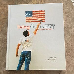 Living Democracy Second Edition Hardcover Textbook - White/Cream Cover